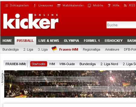 screenshot kicker deutschlandfahne