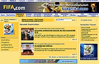 Offizielle Seite der WM 2010